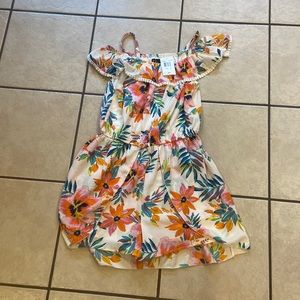 NWT romper with over skirt